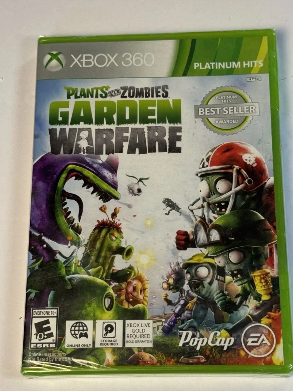 Plants vs. Zombies Garden Warfare Xbox 360 New Sealed Box Microsoft Video Game